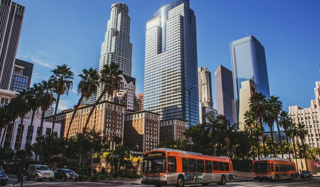 Beautiful street in LA