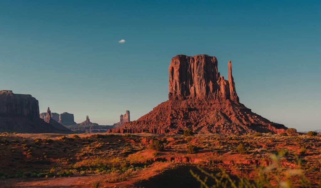 A flat mountaintop in Arizona offers incredible scenery