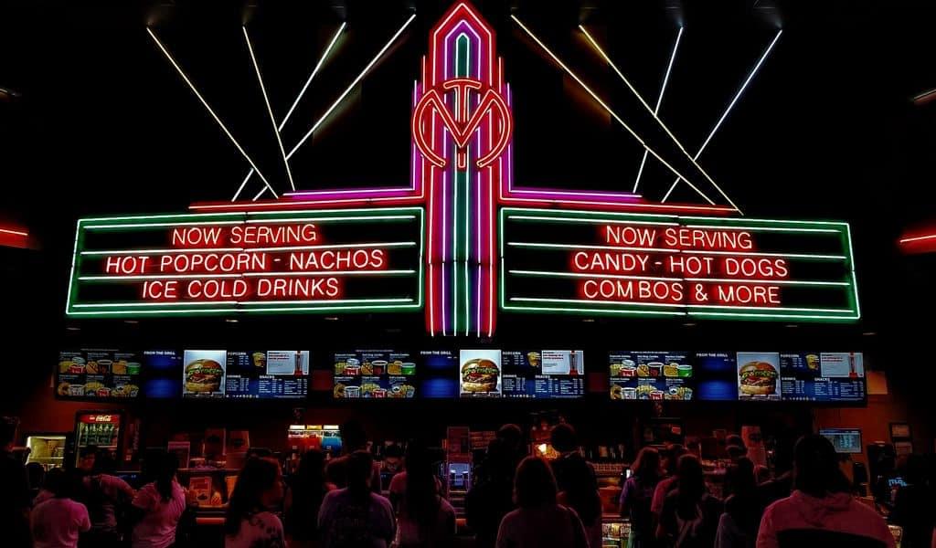 A retro movie theater, a wonderful place to spend an evening