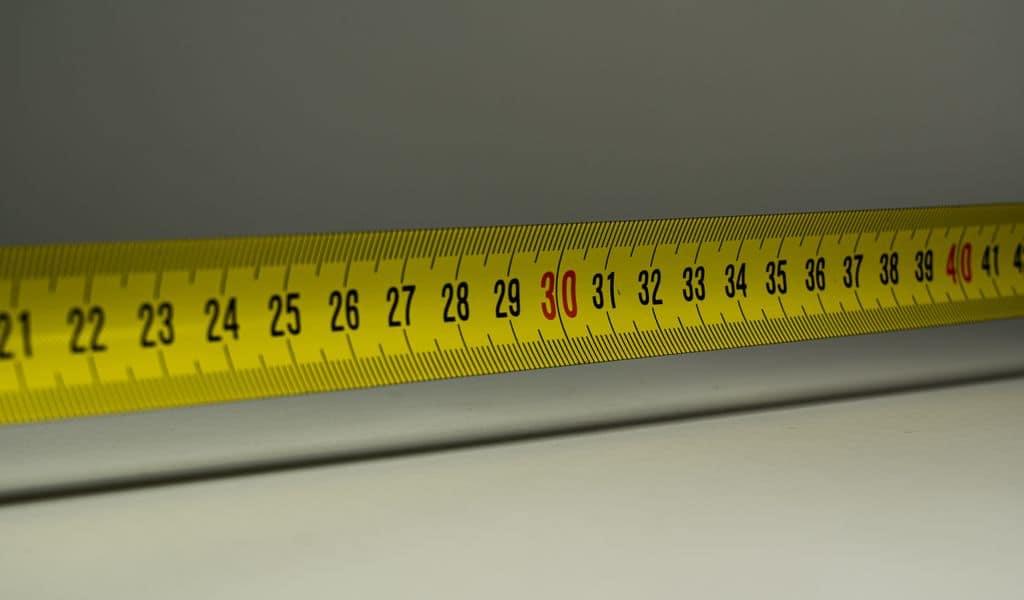 Yellow measuring tape