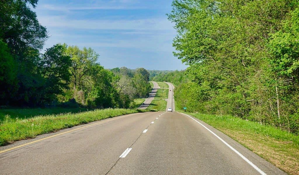 Driving down Highway 61 – takes you from Louisiana to Minnesota