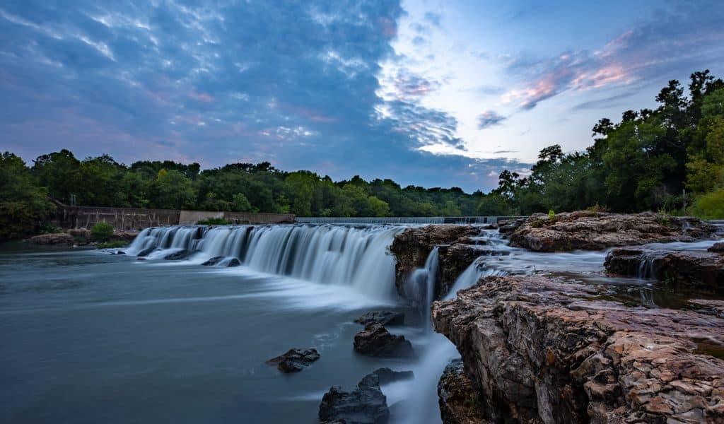 The natural wonder of Grand Falls Waterfall