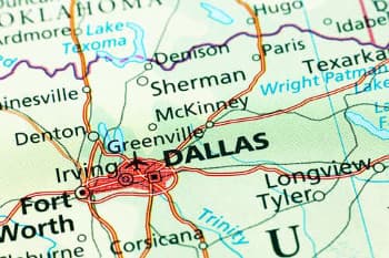 Map of Dallas-Fort Worth