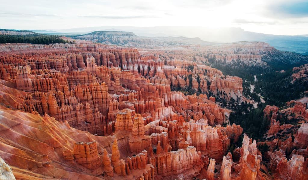 The famous tourist spot of Bryce Canyon in Utah