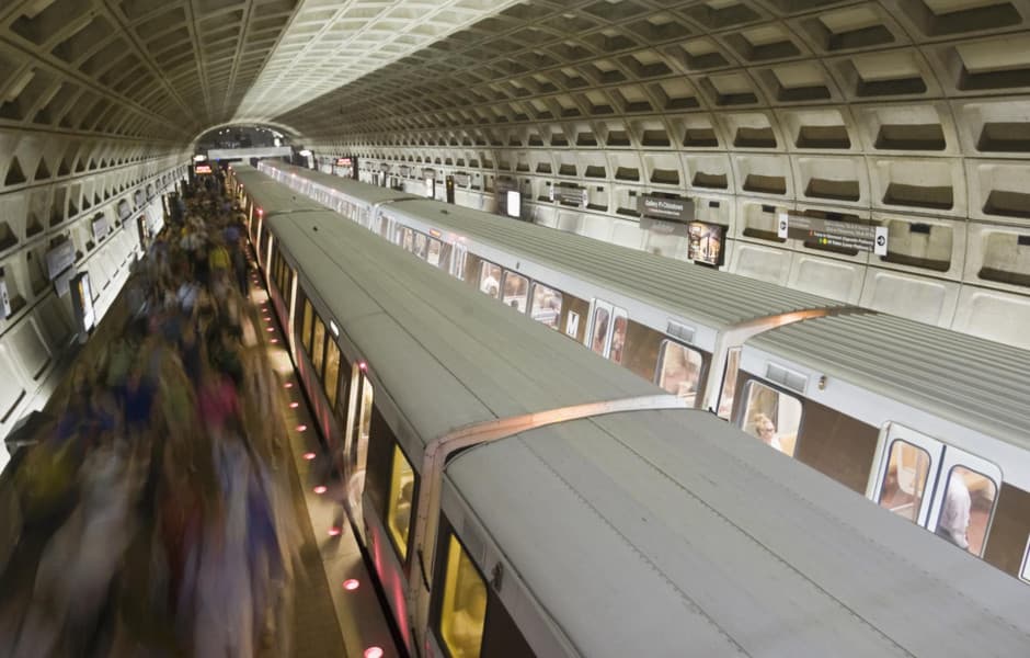 Washington’s subway system – trains